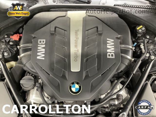 2017 Bmw 6 Series 650i Xdrive Black vin: WBA6D6C58HG388295