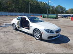 2017 Bmw 6 Series 640i White vin: WBA6H1C57HD933055