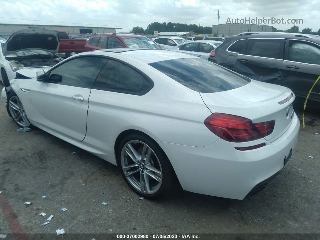 2017 Bmw 6 Series 650i White vin: WBA6H5C36HGJ88285