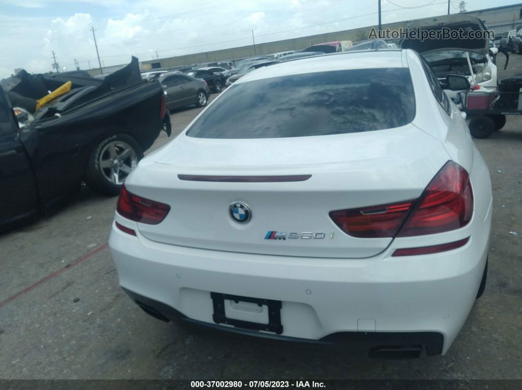 2017 Bmw 6 Series 650i White vin: WBA6H5C36HGJ88285