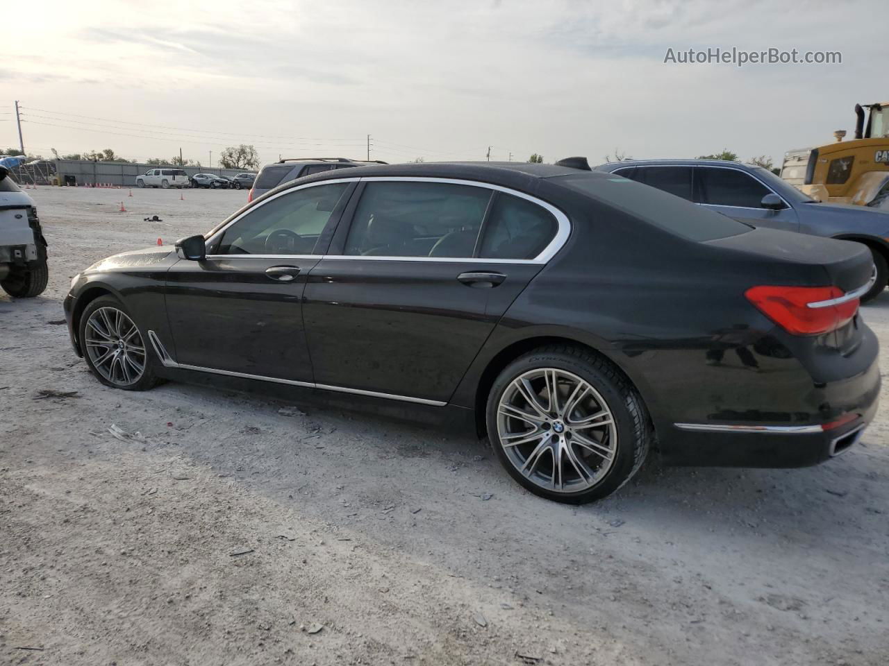 2019 Bmw 740 I Black vin: WBA7E2C50KB218236