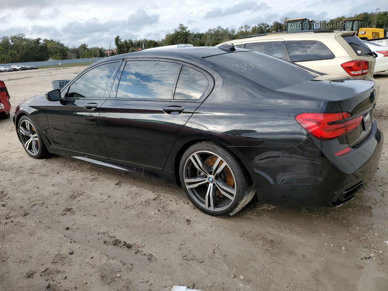 2019 Bmw 740 I Black vin: WBA7E2C51KB217547