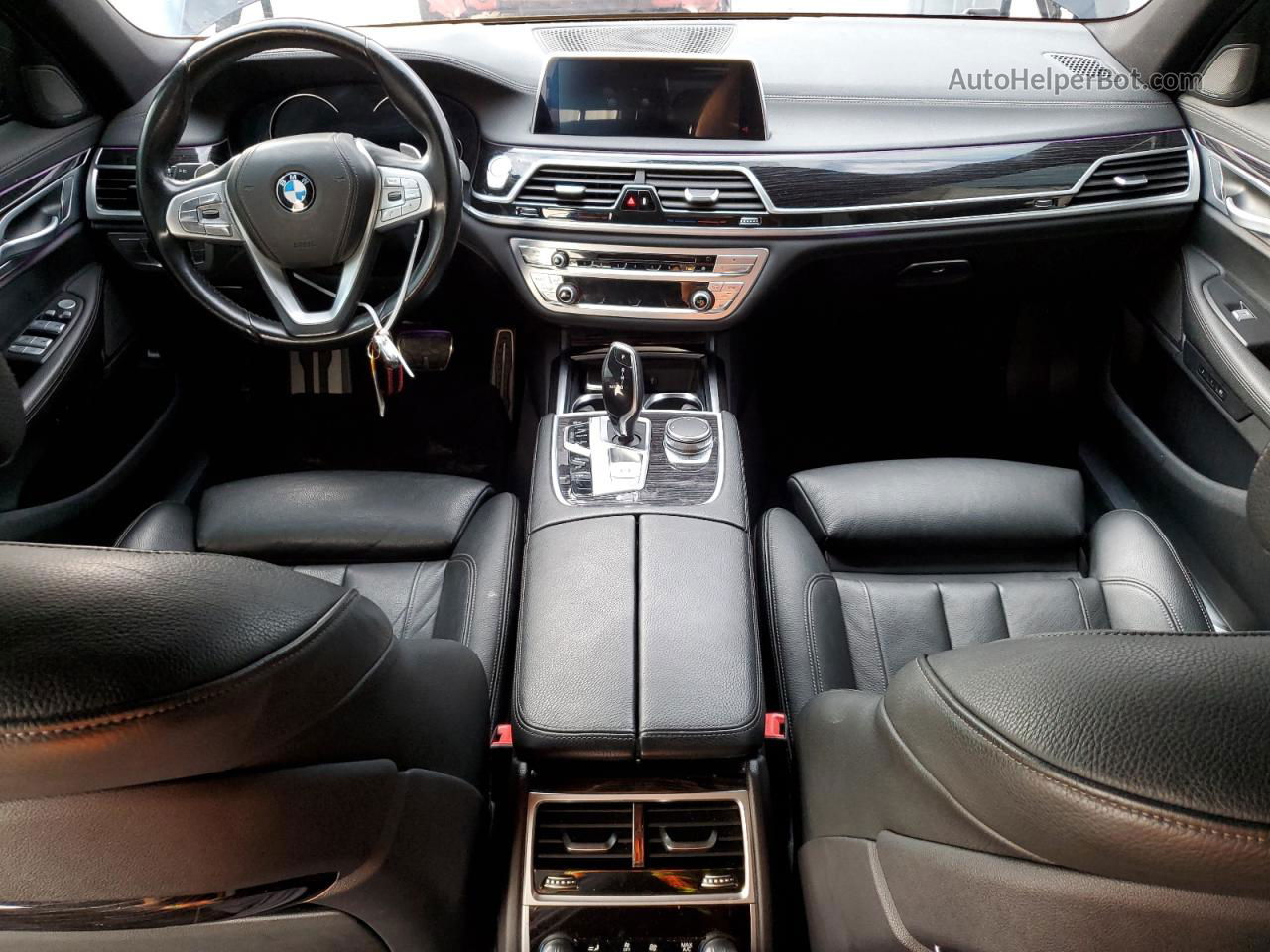 2019 Bmw 740 I Black vin: WBA7E2C51KB217547