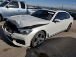 2019 Bmw 740 I White vin: WBA7E2C51KB454202