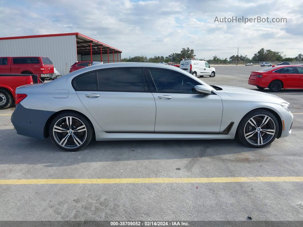 2019 Bmw 740i   Silver vin: WBA7E2C52KB454029