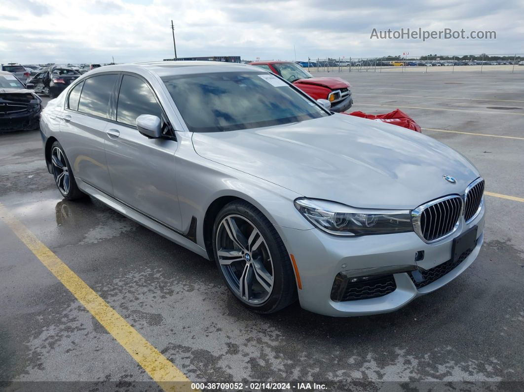 2019 Bmw 740i   Silver vin: WBA7E2C52KB454029