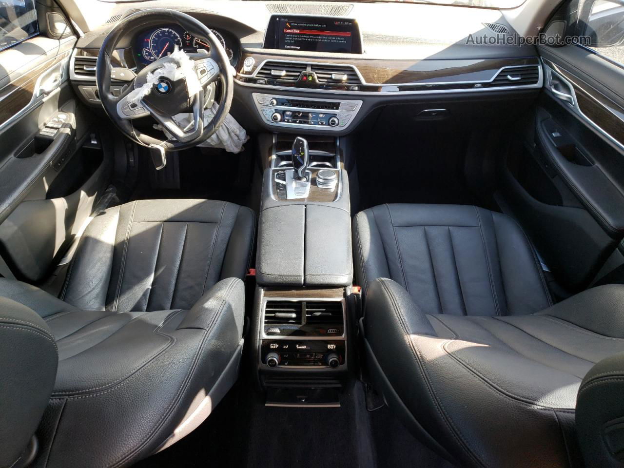 2019 Bmw 740 I White vin: WBA7E2C53KB216576