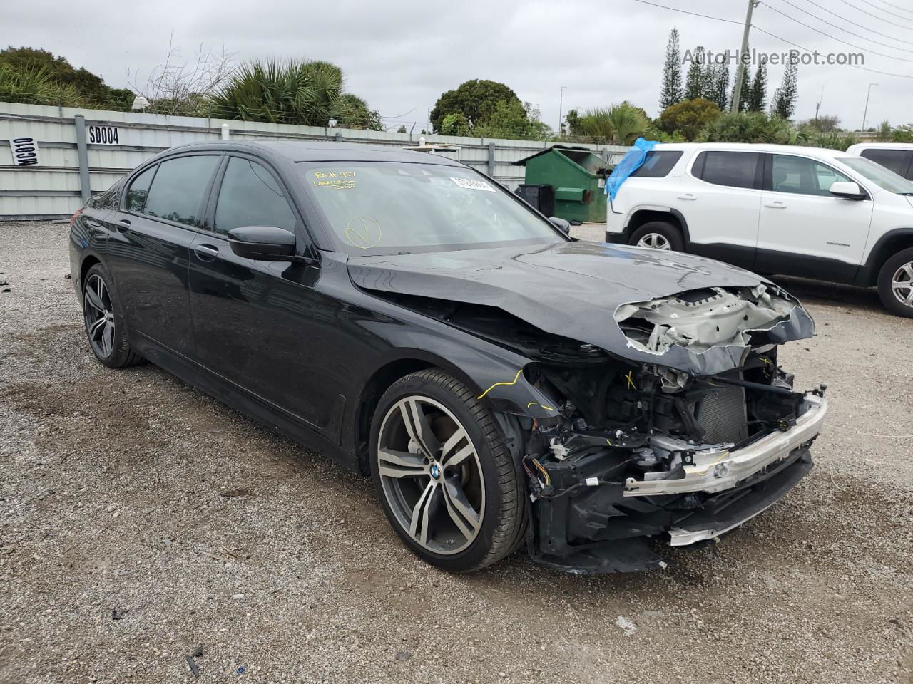 2019 Bmw 740 I Black vin: WBA7E2C53KB217288