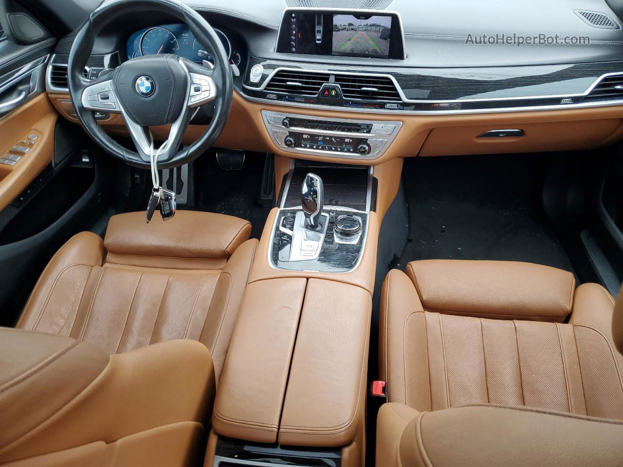 2019 Bmw 740 I Black vin: WBA7E2C53KB217288