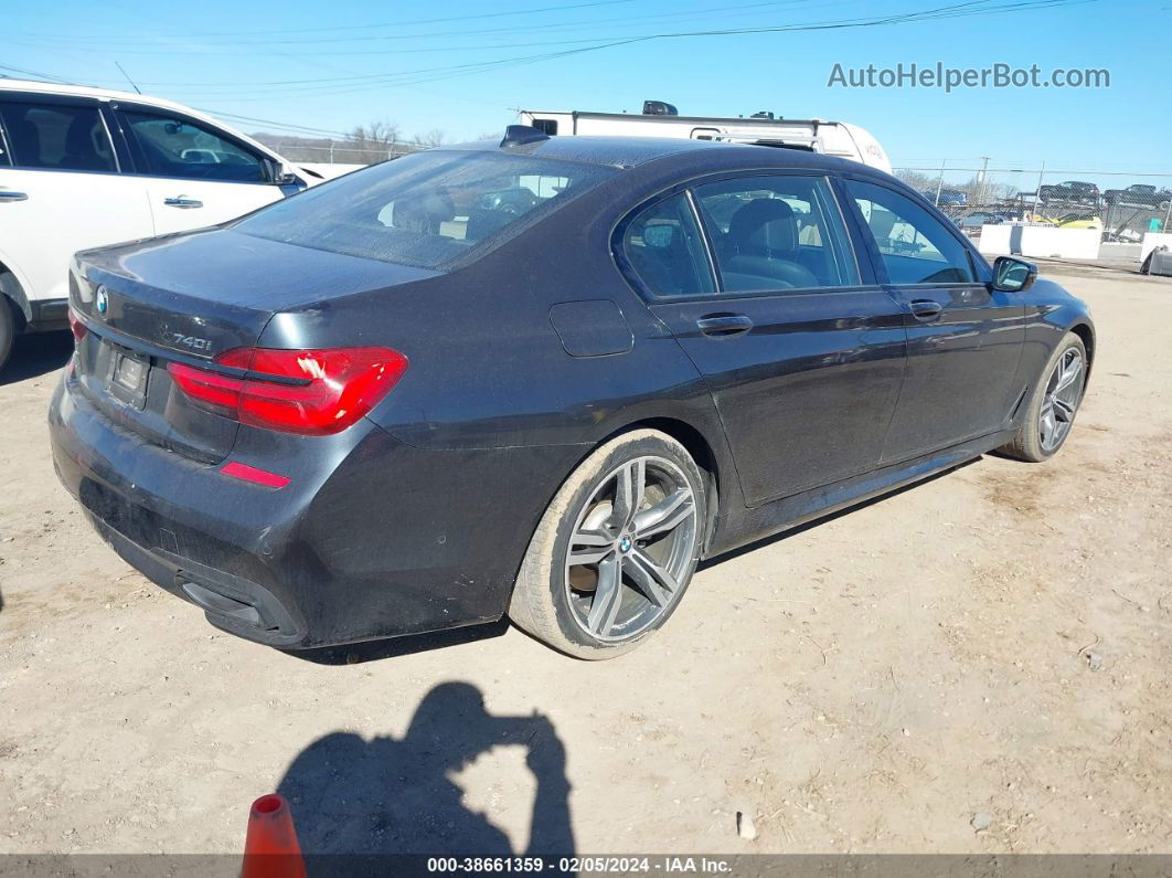 2019 Bmw 740i   Black vin: WBA7E2C53KB218280