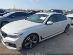 2019 Bmw 740i White vin: WBA7E2C56KB217818