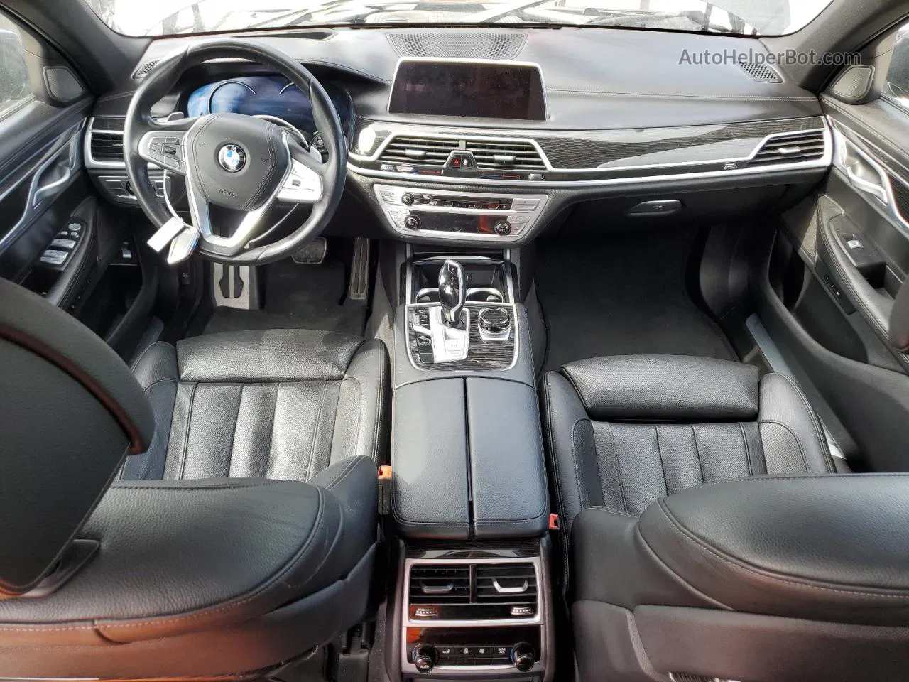 2019 Bmw 740 I Black vin: WBA7E2C57KB217309