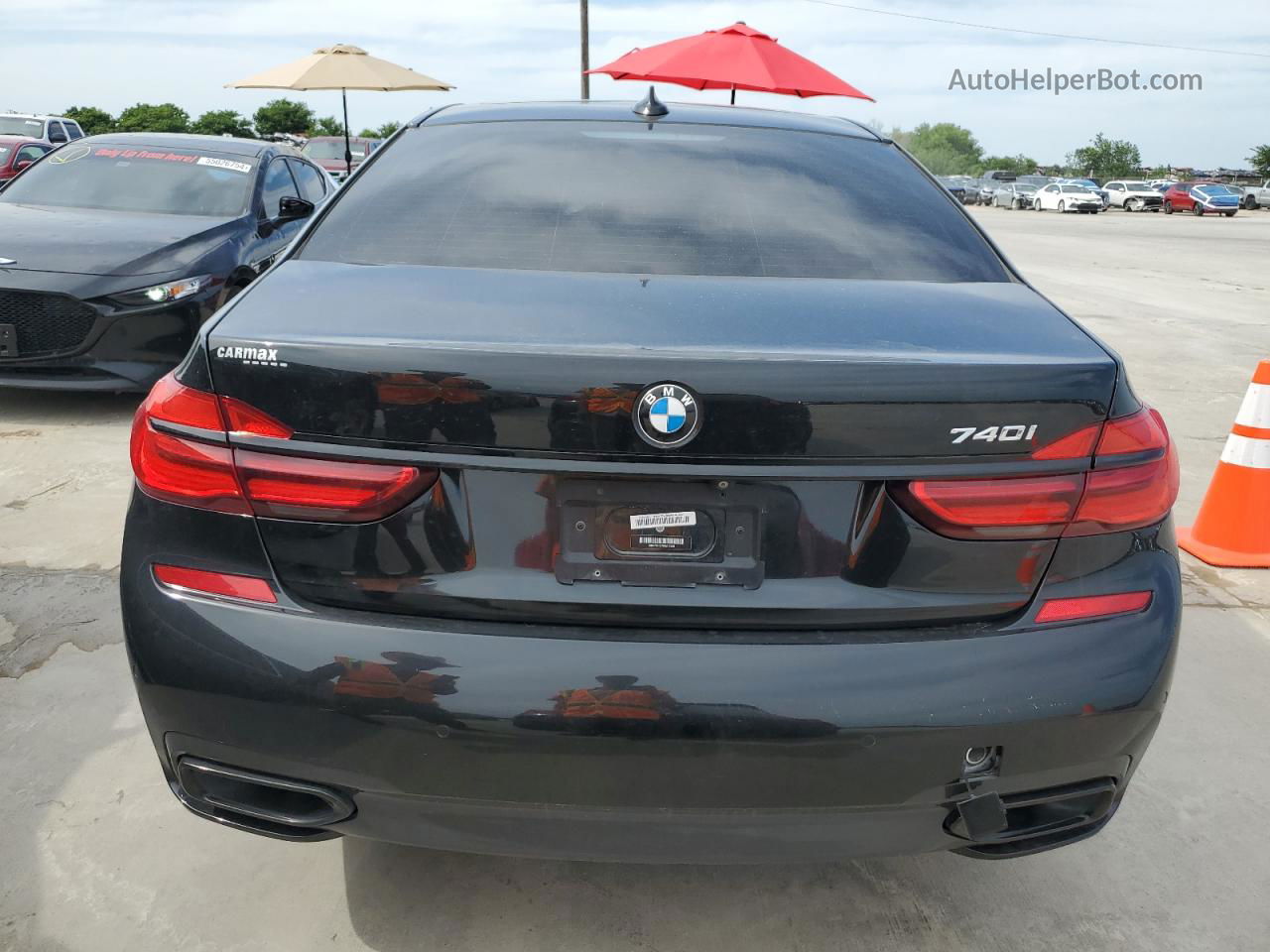 2019 Bmw 740 I Black vin: WBA7E2C57KB217309