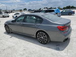 2019 Bmw 740 I Gray vin: WBA7E2C57KB217911