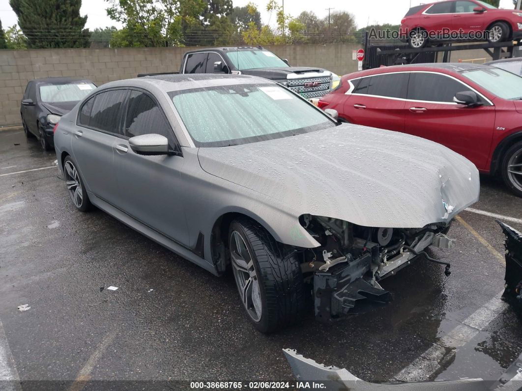 2019 Bmw 740i   Silver vin: WBA7E2C57KB218119