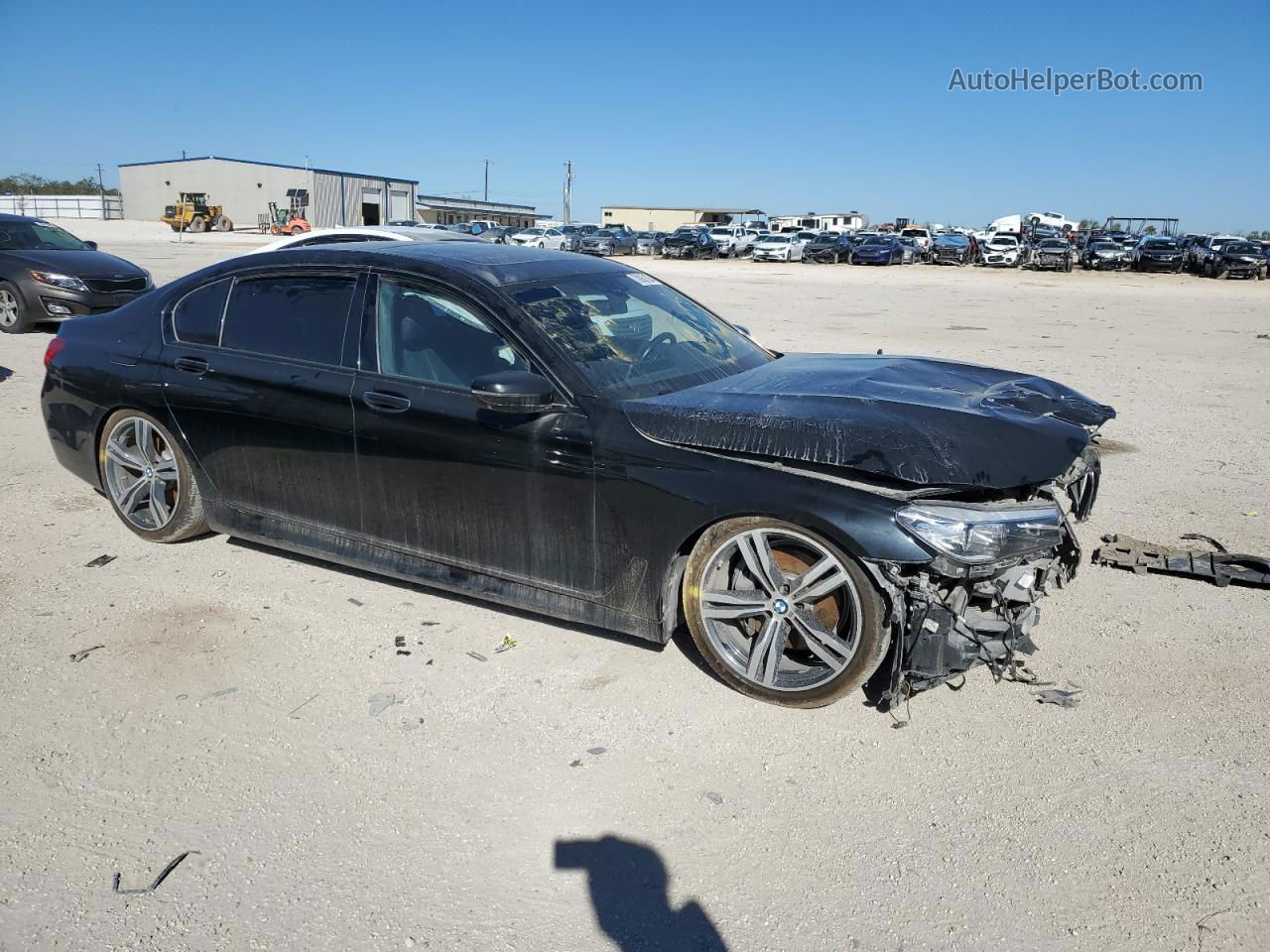 2019 Bmw 740 I Black vin: WBA7E2C58KB217108