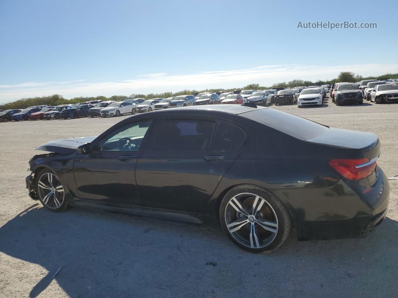 2019 Bmw 740 I Black vin: WBA7E2C58KB217108