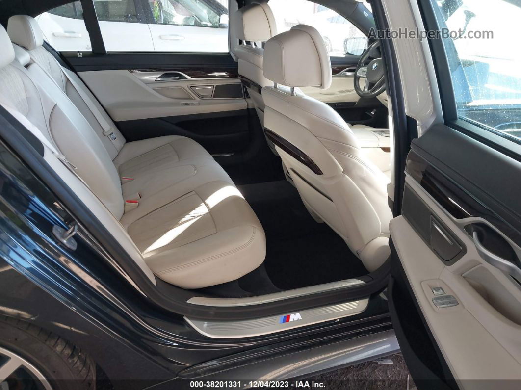 2019 Bmw 740i   Black vin: WBA7E2C58KB217299