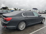 2019 Bmw 740 I Черный vin: WBA7E2C59KB216484