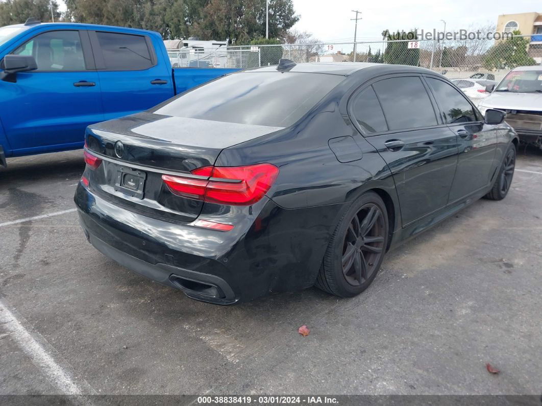 2019 Bmw 740i   Black vin: WBA7E2C59KB216663