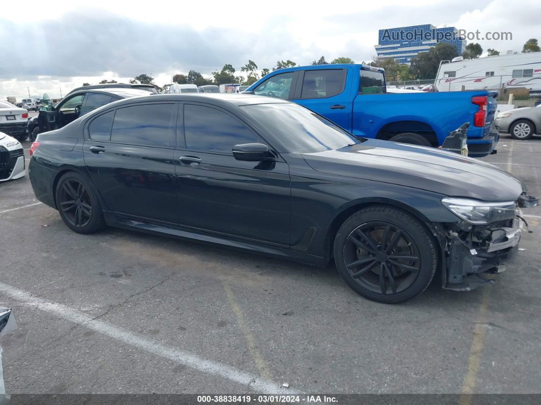 2019 Bmw 740i   Black vin: WBA7E2C59KB216663