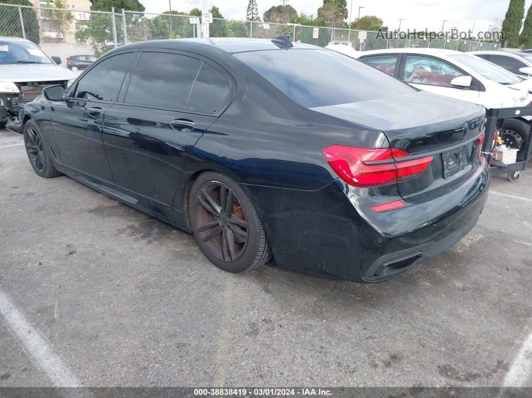 2019 Bmw 740i   Black vin: WBA7E2C59KB216663