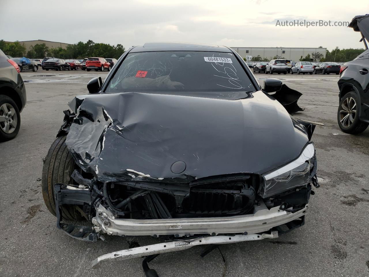 2019 Bmw 740 I Black vin: WBA7E2C5XKB216655