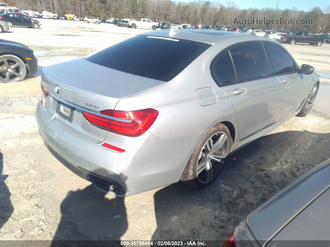 2019 Bmw 740i Серебряный vin: WBA7E2C5XKB217224