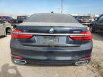 2019 Bmw 740 Xi Blue vin: WBA7E4C56KGV28714