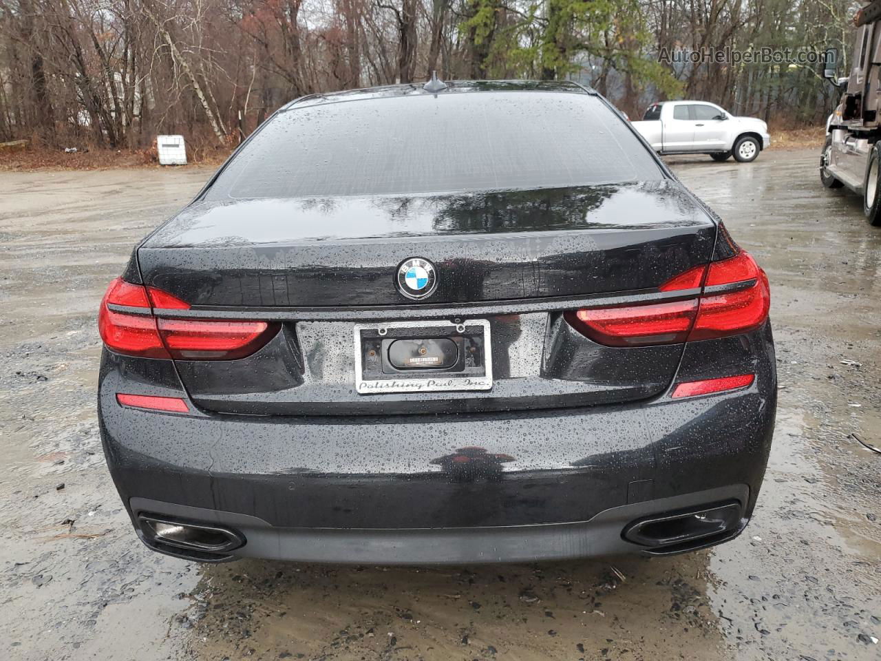 2019 Bmw 740 Xi Black vin: WBA7E4C57KGV70129