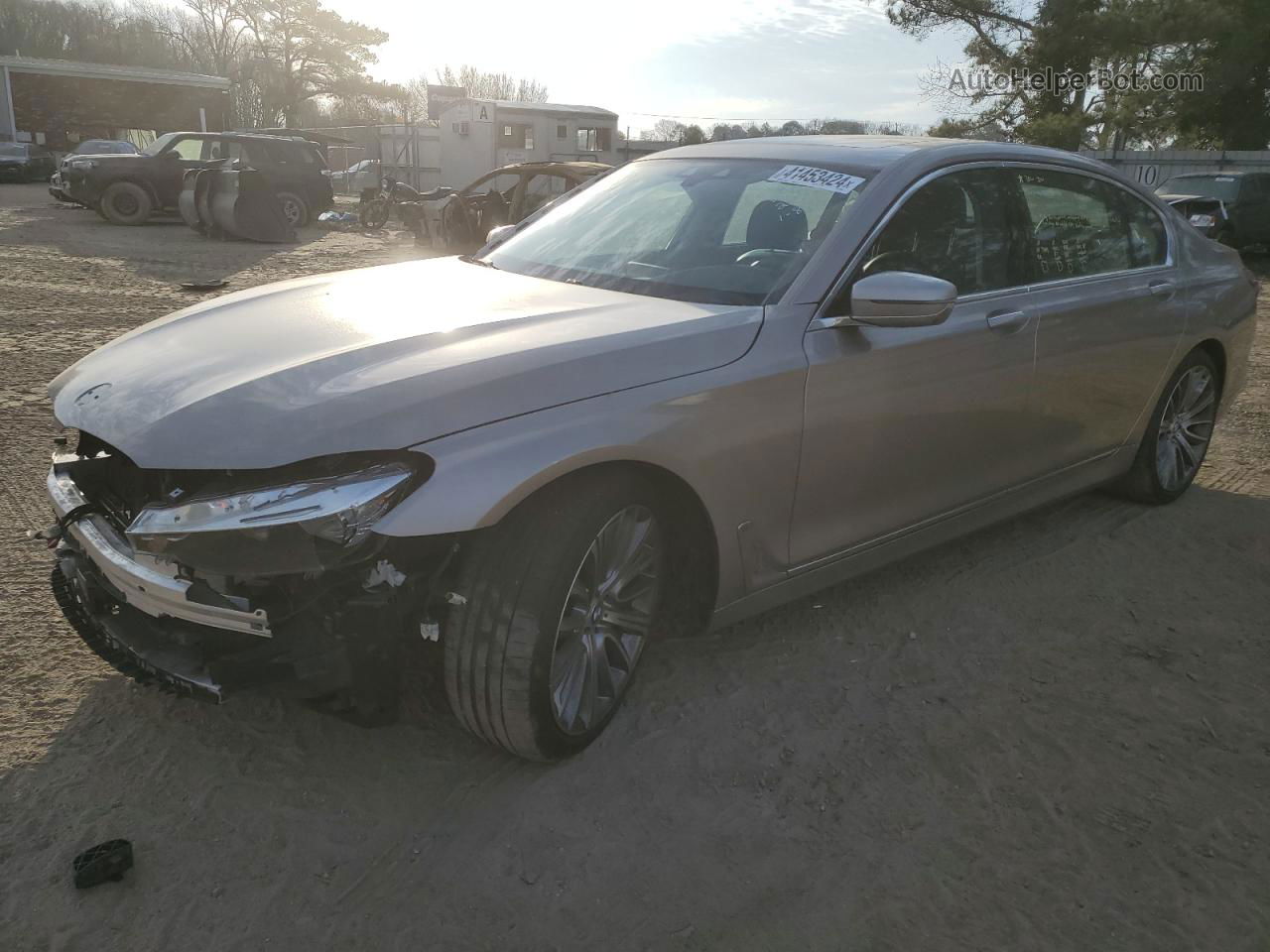 2019 Bmw 750 I Beige vin: WBA7F0C50KGM25794