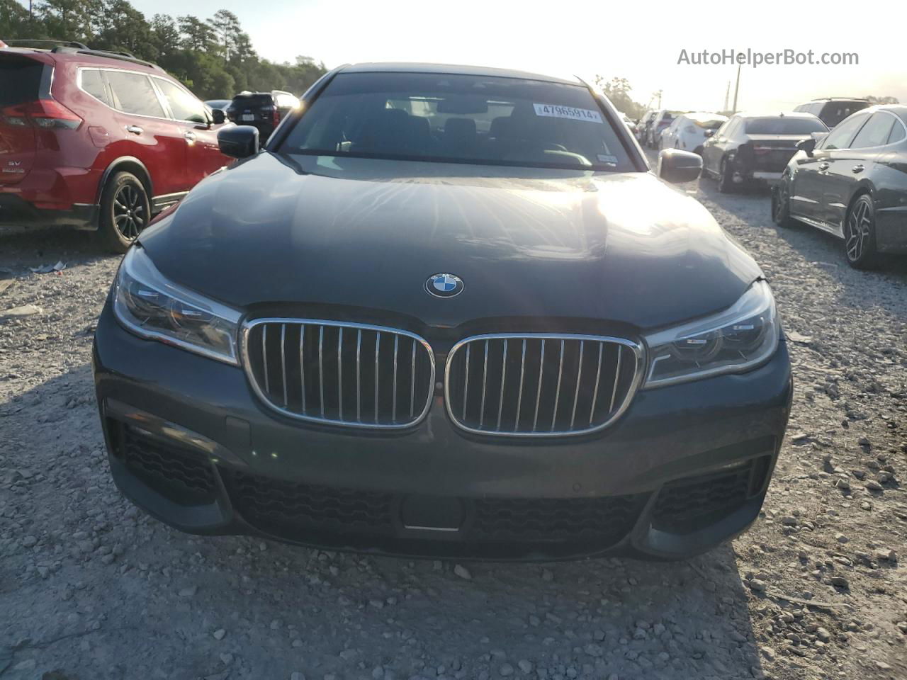 2019 Bmw 750 I Charcoal vin: WBA7F0C51KGM25500