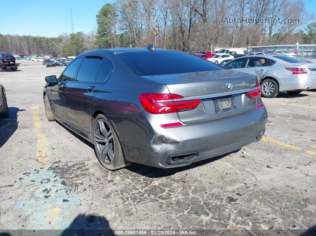 2019 Bmw 750i   Серый vin: WBA7F0C52KGM25134