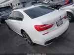 2019 Bmw 750i   White vin: WBA7F0C53KGM24428