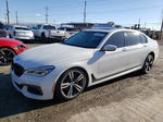 2019 Bmw 750 I White vin: WBA7F0C53KGM24428