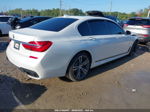 2019 Bmw 7 Series 750i White vin: WBA7F0C53KGM24820