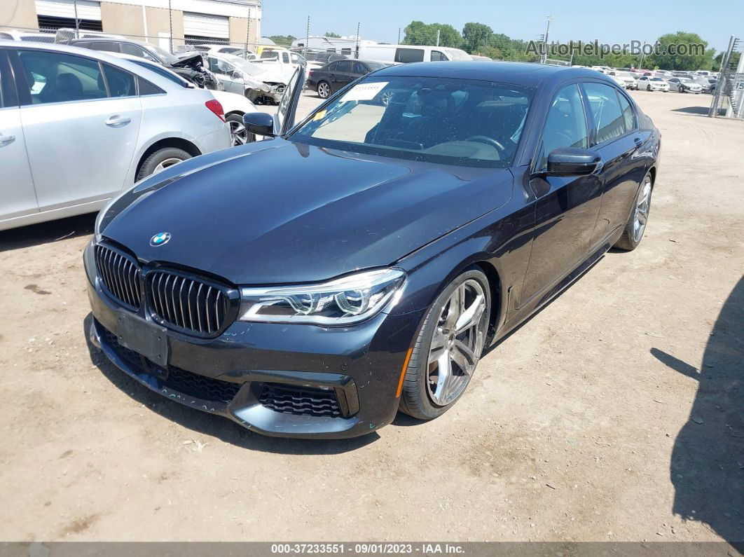 2019 Bmw 7 Series 750i Черный vin: WBA7F0C54KGM25913