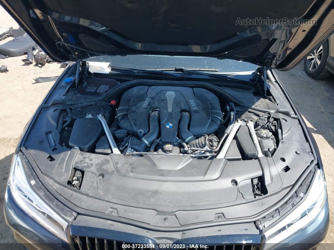 2019 Bmw 7 Series 750i Черный vin: WBA7F0C54KGM25913