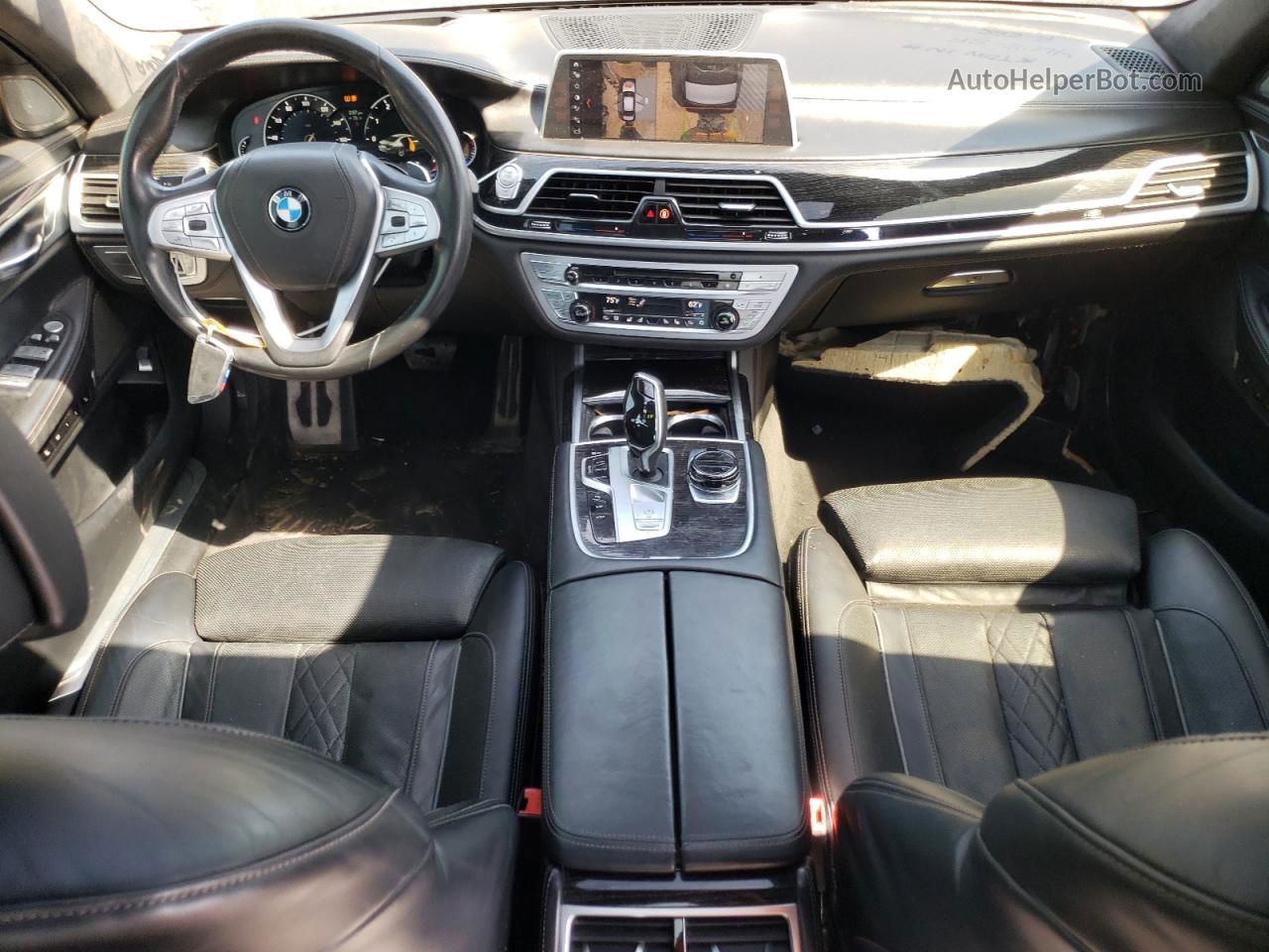 2019 Bmw 750 I Черный vin: WBA7F0C56KGM24441