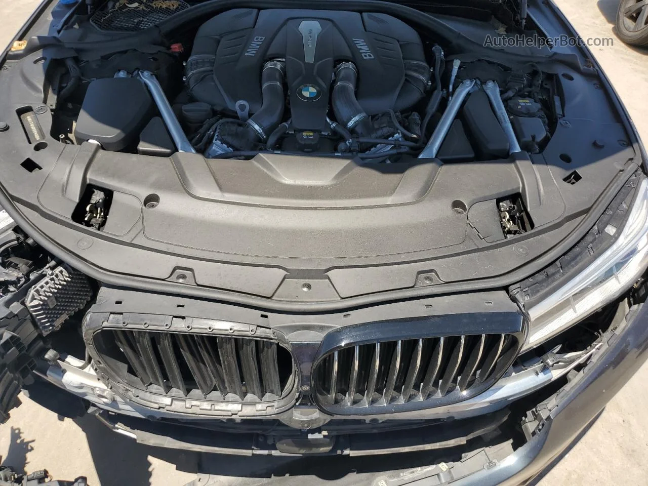 2019 Bmw 750 I Gray vin: WBA7F0C58KGM24666