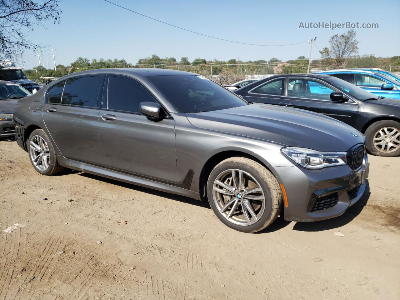 2019 Bmw Alpina B7  Gray vin: WBA7F2C50KB239939