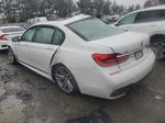 2019 Bmw 750 Xi White vin: WBA7F2C54KB240754