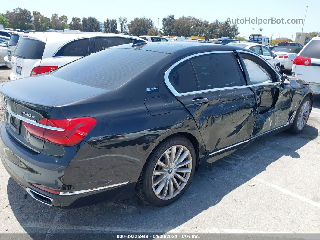 2019 Bmw 740e Xdrive Iperformance Black vin: WBA7J2C55KB246416