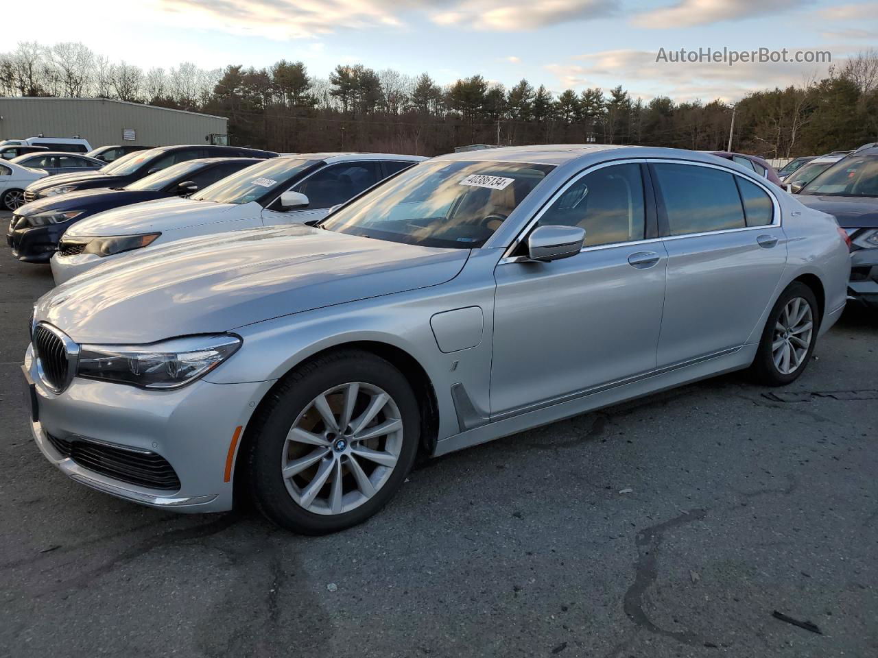 2019 Bmw 740 Xe Серый vin: WBA7J2C56KB440422