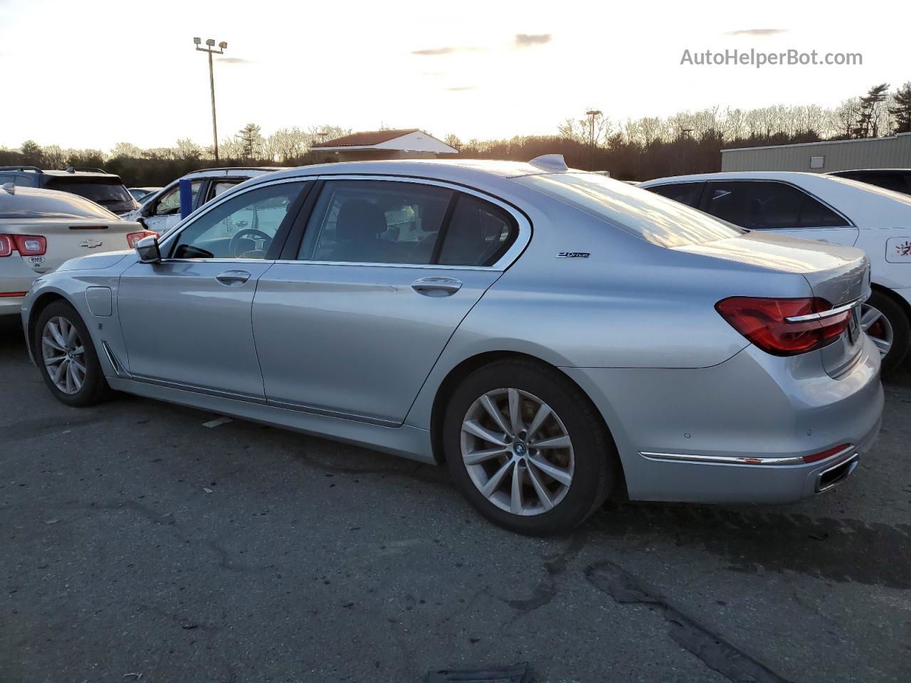 2019 Bmw 740 Xe Gray vin: WBA7J2C56KB440422