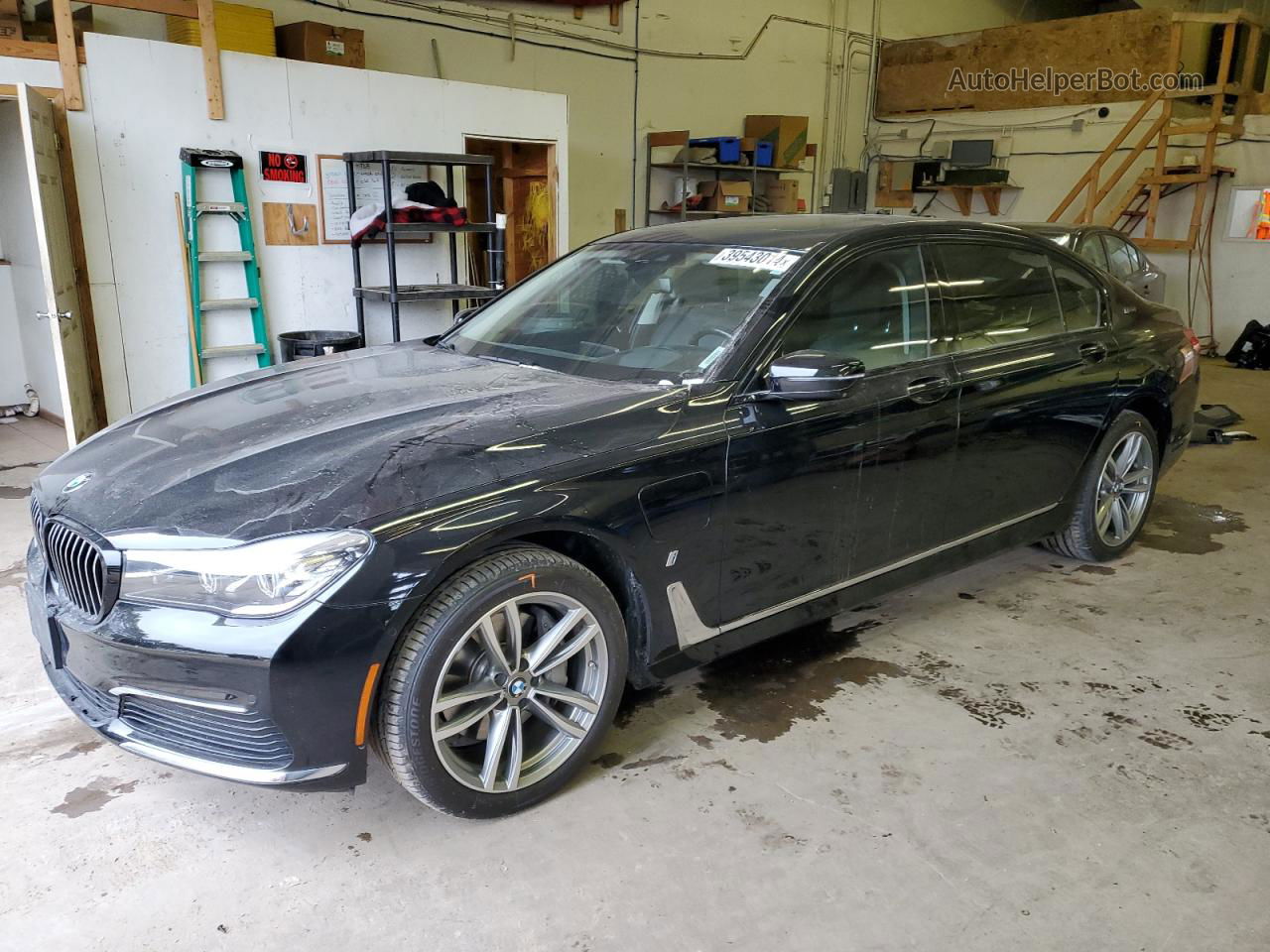 2019 Bmw 740 Xe Black vin: WBA7J2C58KB246426