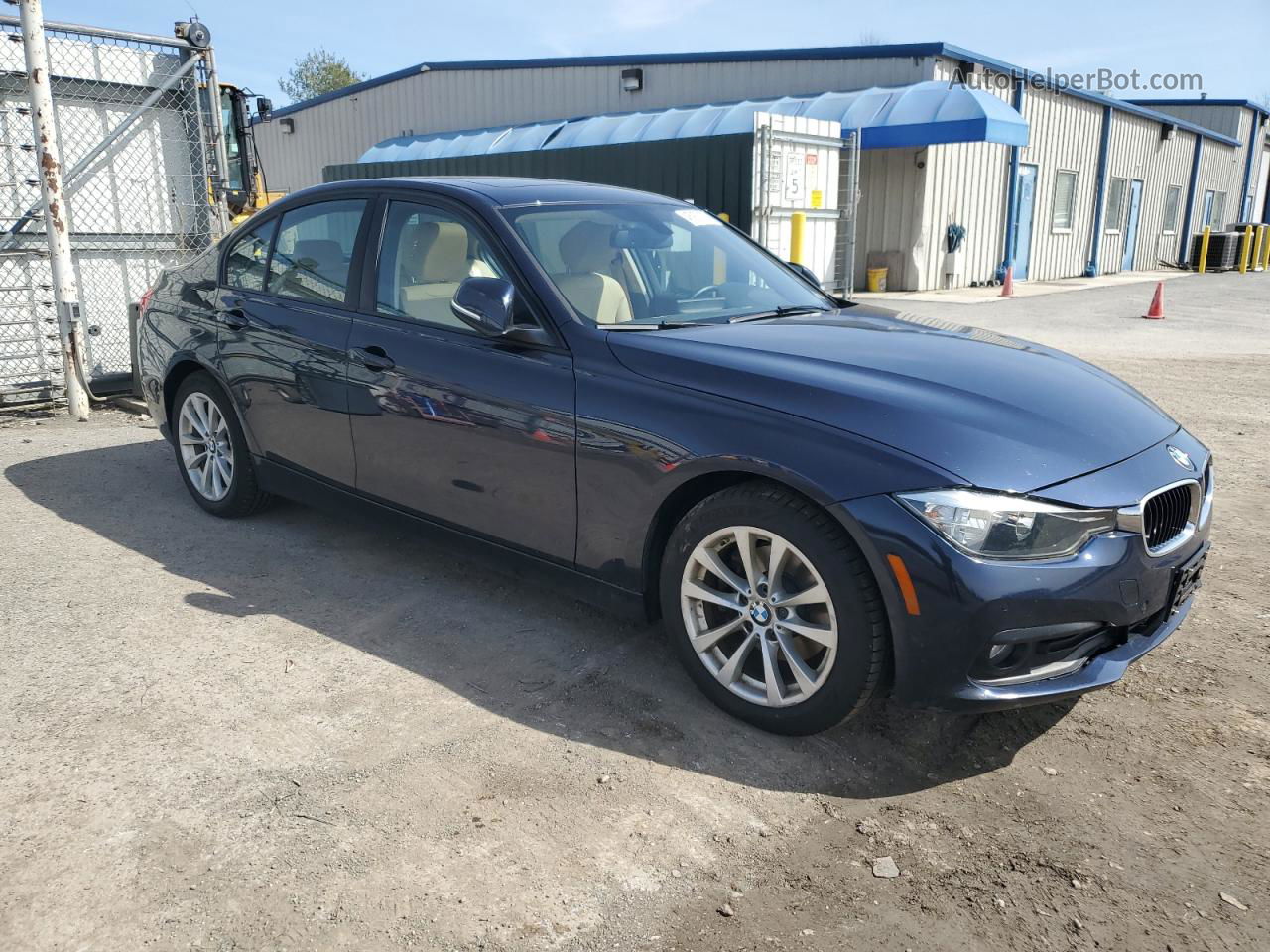 2017 Bmw 320 Xi Blue vin: WBA8A3C38HK692402