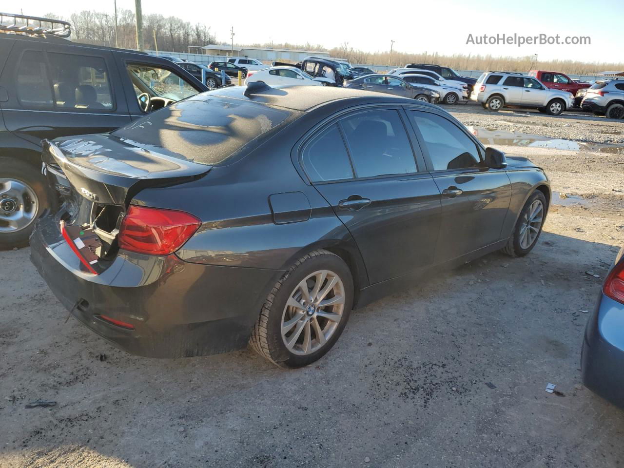 2016 Bmw 320 Xi Black vin: WBA8A3C55GK689618