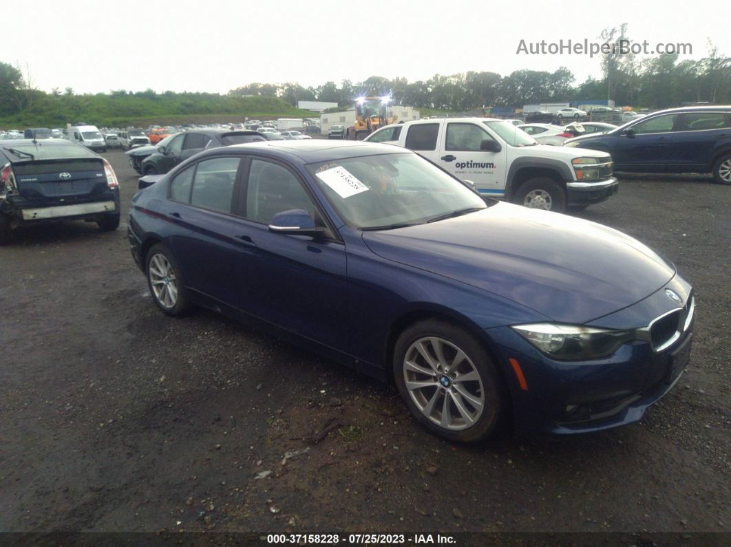 2017 Bmw 3 Series 320i Xdrive Blue vin: WBA8A3C56HK691296