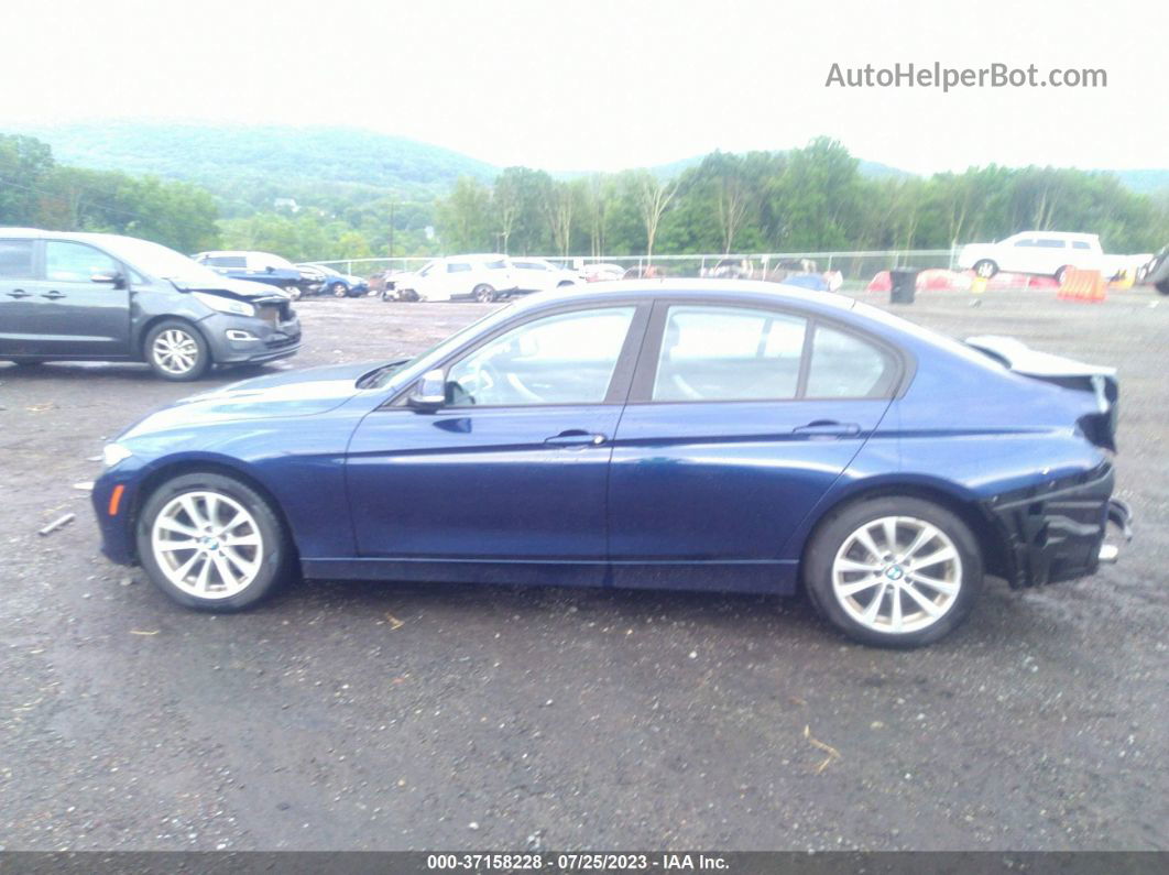 2017 Bmw 3 Series 320i Xdrive Blue vin: WBA8A3C56HK691296